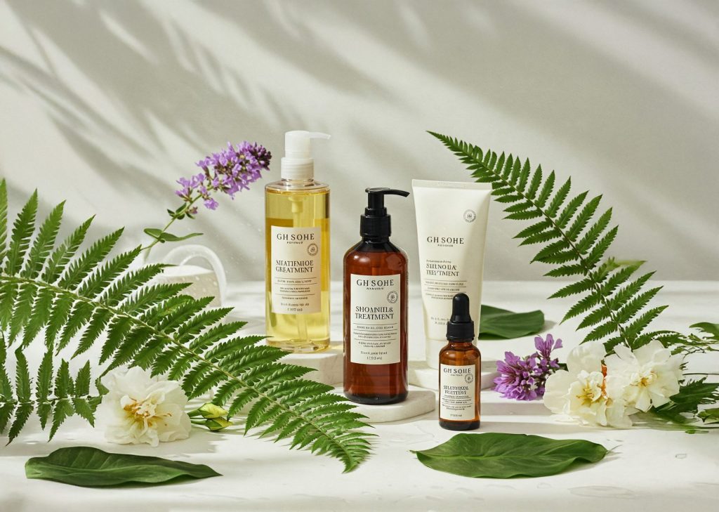 髪のスタイリング剤の写真