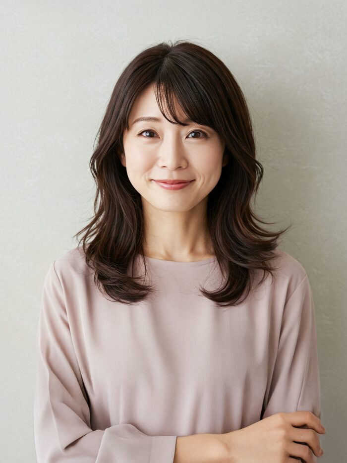 ロングヘアーの女性の写真