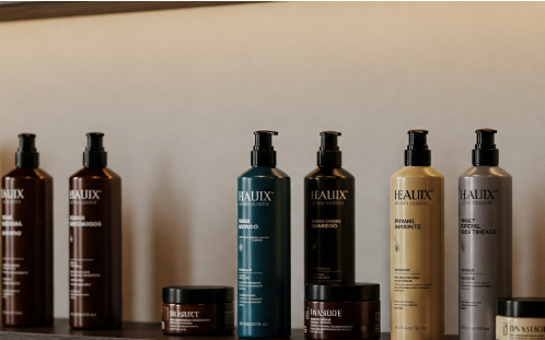 シャンプー棚の写真